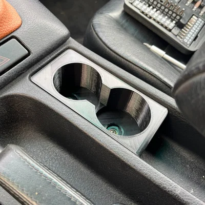 Khay giữ cốc đôi BMW E36 (Thay thế gạt tàn) - Phụ kiện in 3D
