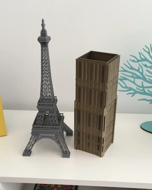 Mô hình tháp Eiffel 3D lắp ghép 4 phần cực đẹp - Image 1
