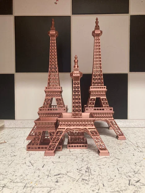 Mô hình tháp Eiffel chia phần để in - Image 2