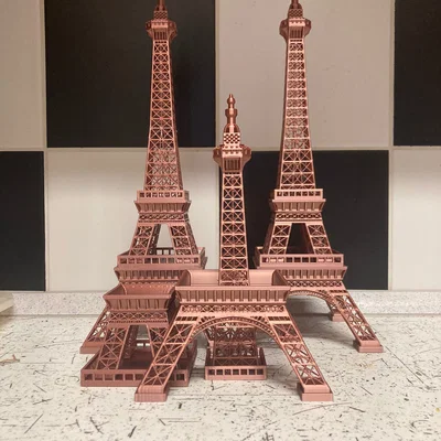 Mô hình tháp Eiffel chia phần để in