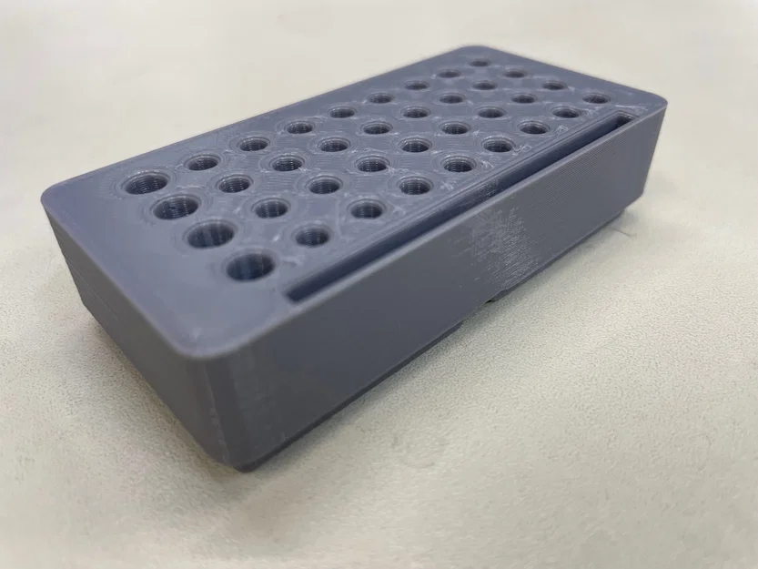 Khay Gridfinity 1x2 đựng cờ lê, đầu kẹp và phụ kiện Dremel 3.15mm (1/8") - Image 7