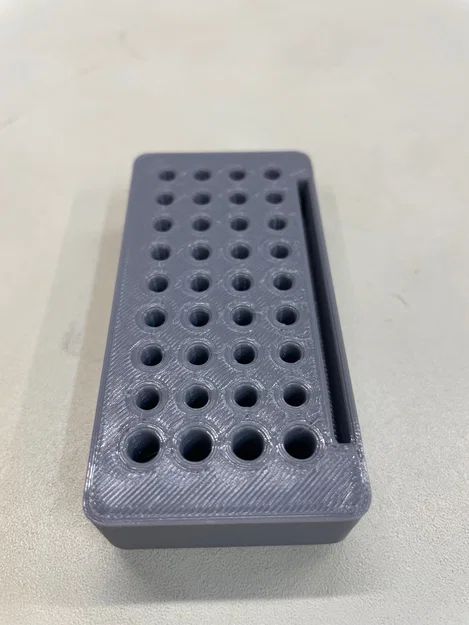 Khay Gridfinity 1x2 đựng cờ lê, đầu kẹp và phụ kiện Dremel 3.15mm (1/8") - Image 8