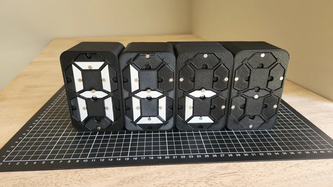 Màn hình hiển thị 7 thanh cơ điện in 3D - Image 3