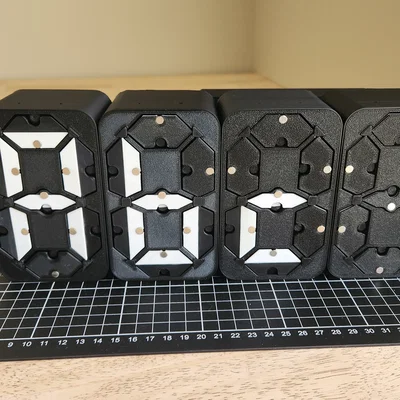 Màn hình hiển thị 7 thanh cơ điện in 3D