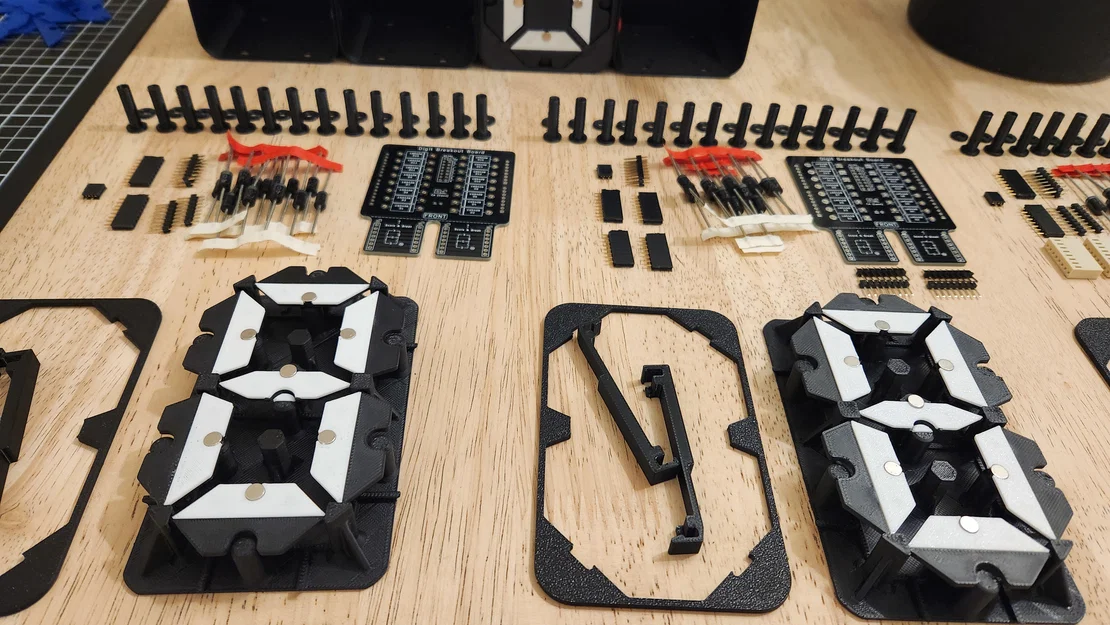 Màn hình hiển thị 7 thanh cơ điện in 3D - Image 11