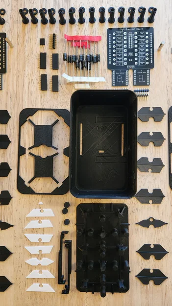 Màn hình hiển thị 7 thanh cơ điện in 3D - Image 16