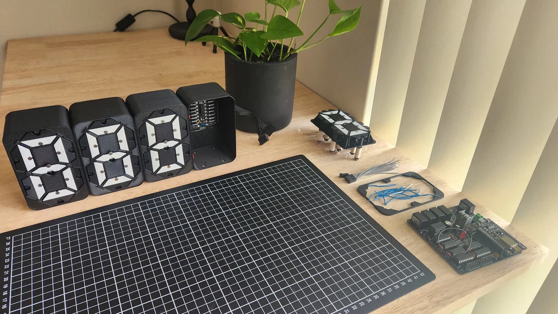 Màn hình hiển thị 7 thanh cơ điện in 3D - Image 17