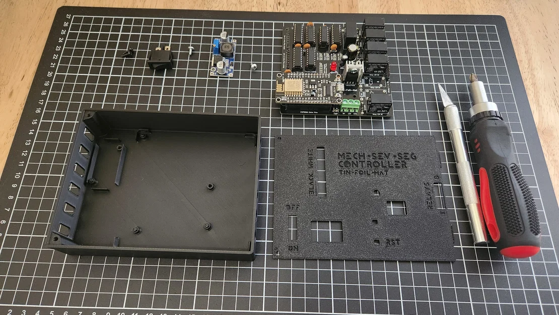 Màn hình hiển thị 7 thanh cơ điện in 3D - Image 18