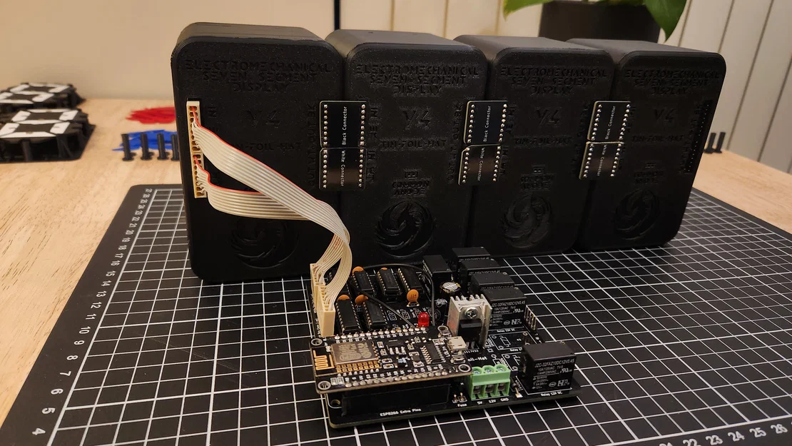 Màn hình hiển thị 7 thanh cơ điện in 3D - Image 20