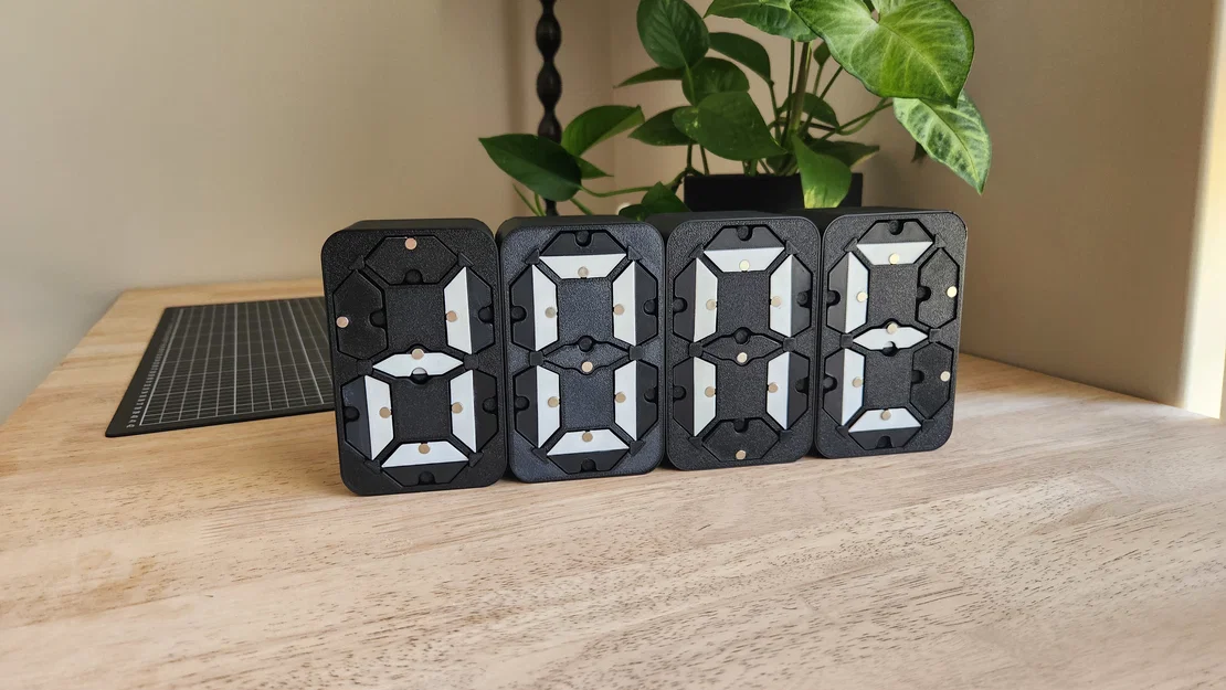 Màn hình hiển thị 7 thanh cơ điện in 3D - Image 34