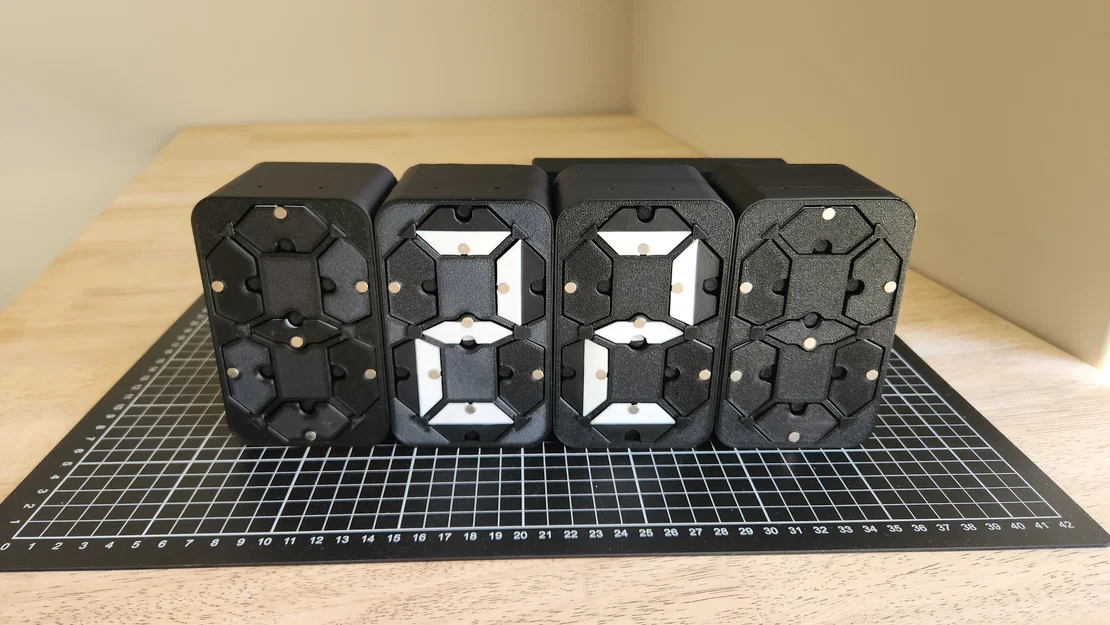 Màn hình hiển thị 7 thanh cơ điện in 3D - Image 35