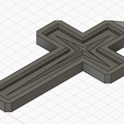 Mẫu dây chuyền thánh giá 3D tinh tế dễ in cho mọi nhu cầu