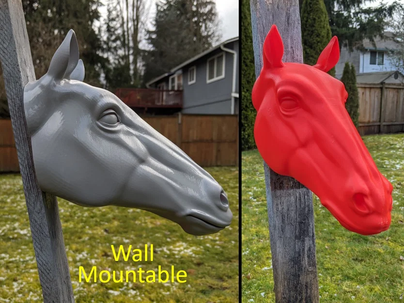 Mô hình đầu ngựa treo tường độc đáo - Image 1