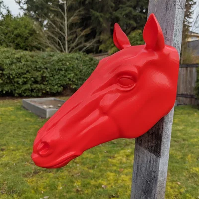 Mô hình đầu ngựa treo tường độc đáo