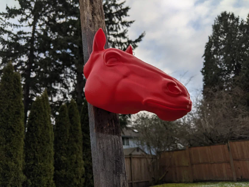 Mô hình đầu ngựa treo tường độc đáo - Image 3