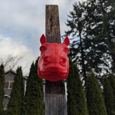 Mô hình đầu ngựa treo tường độc đáo