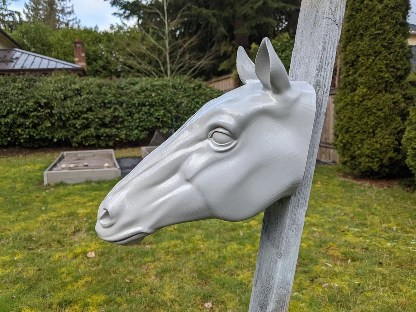 Mô hình đầu ngựa treo tường độc đáo - Image 5