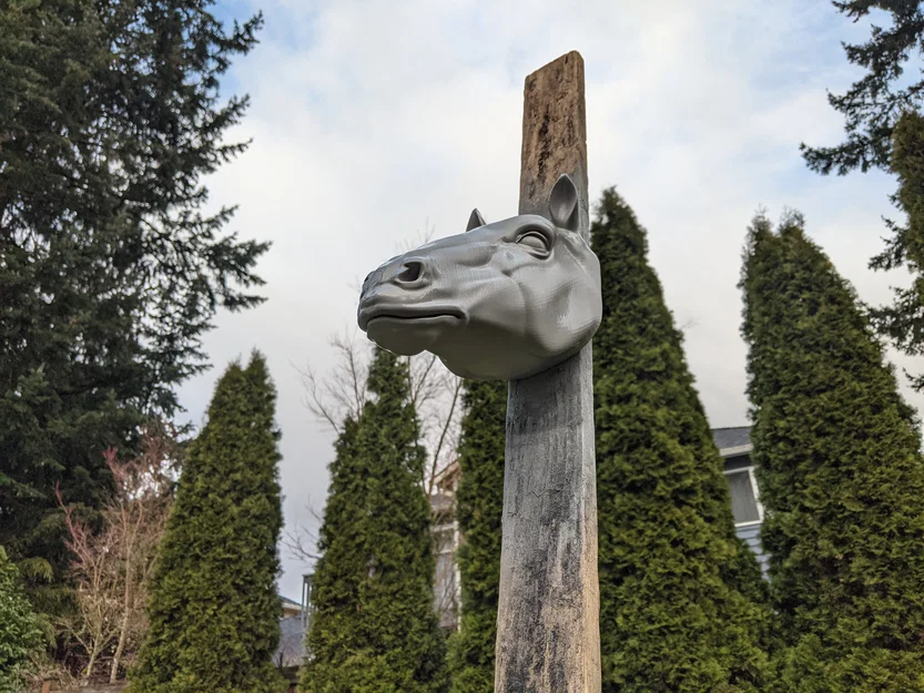 Mô hình đầu ngựa treo tường độc đáo - Image 7