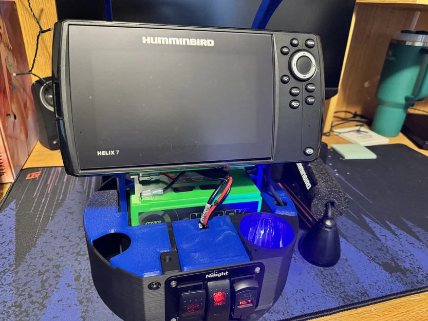 Helix 7 Ice shuttle - Khung in 3D cho máy câu cá trên băng - Image 3