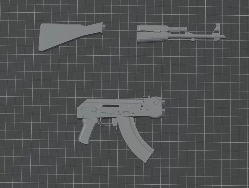 Mô hình 3D súng AK47 trang trí cực chất cho fan Counter Strike 2 - Image 1