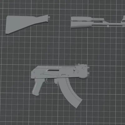 Mô hình 3D súng AK47 trang trí cực chất cho fan Counter Strike 2