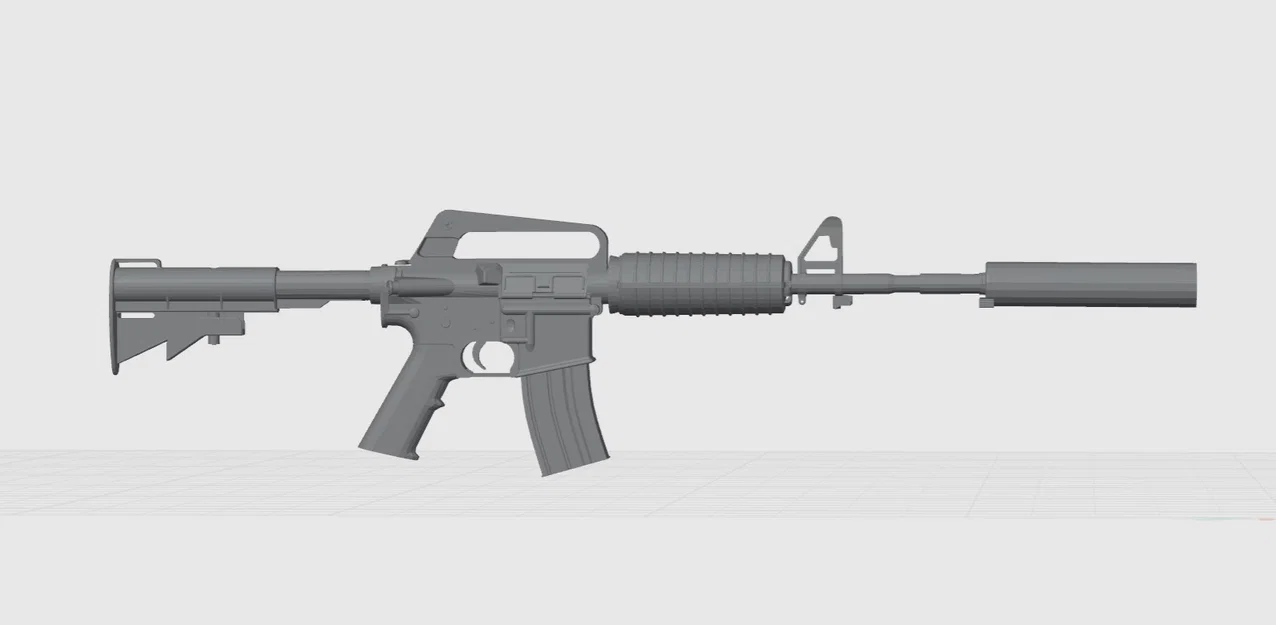 Mô hình súng M4A1-S (Counter Strike 2) dùng để trưng bày - Image 1