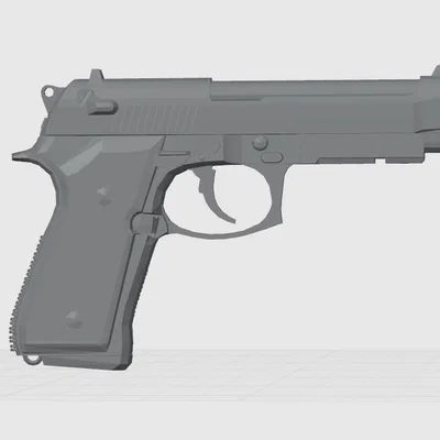 Mô hình súng Beretta CS2 - Phụ kiện trưng bày độc đáo cho game thủ