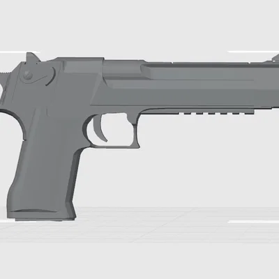 Mô hình súng Desert Eagle Counter Strike 2 in 3D trang trí