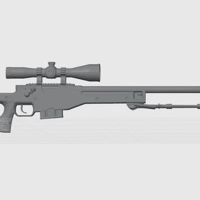 Mô hình 3D súng ngắm AWP trong Counter Strike 2 cực đẹp để trưng bày