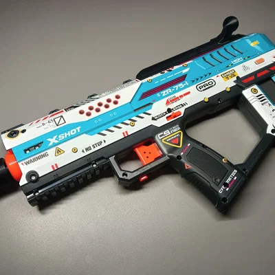 Nòng SCAR (hoặc nòng giả) phong cách ống giảm thanh cho X-Shot Fury-X
