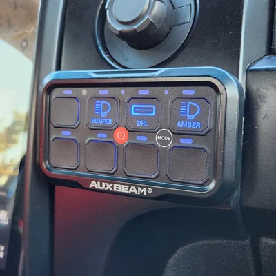 Miếng ốp bảng điều khiển Auxbeam AR-800 cho hộc chứa đồ xe Ford F-150 (2009-2014)