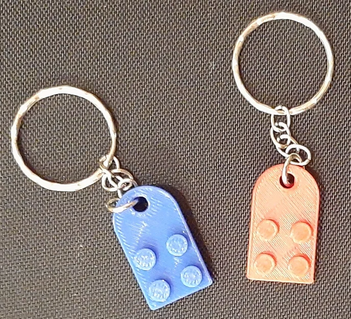 Móc khóa đôi hình trái tim ghép (Two Pieces A Heart) dễ thương - Image 2