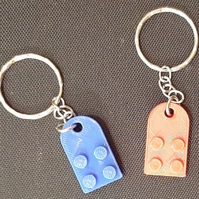 Móc khóa đôi hình trái tim ghép (Two Pieces A Heart) dễ thương