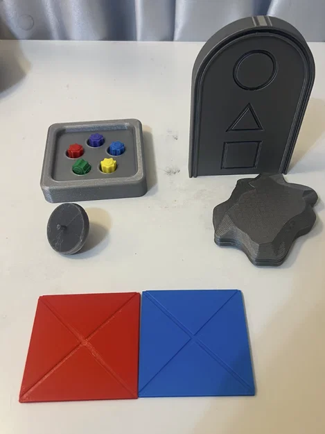 Bộ mô hình trò chơi nhỏ Squid Game - Image 1