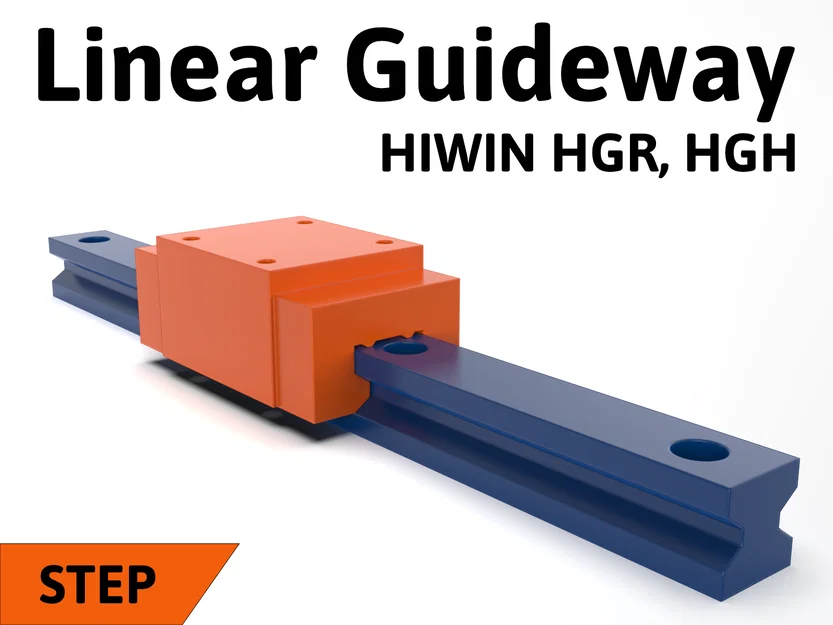 Mô hình thanh trượt dẫn hướng tuyến tính HIWIN HGR, HGH - Image 1
