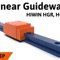 Mô hình thanh trượt dẫn hướng tuyến tính HIWIN HGR, HGH - Thumbnail 1