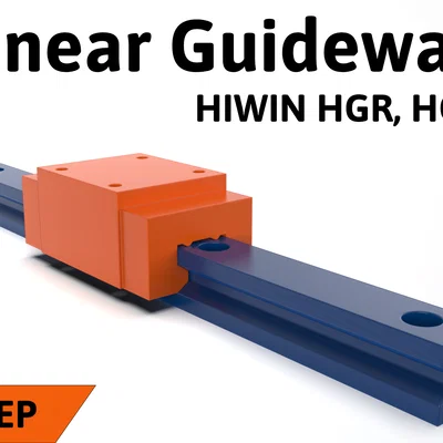 Mô hình thanh trượt dẫn hướng tuyến tính HIWIN HGR, HGH