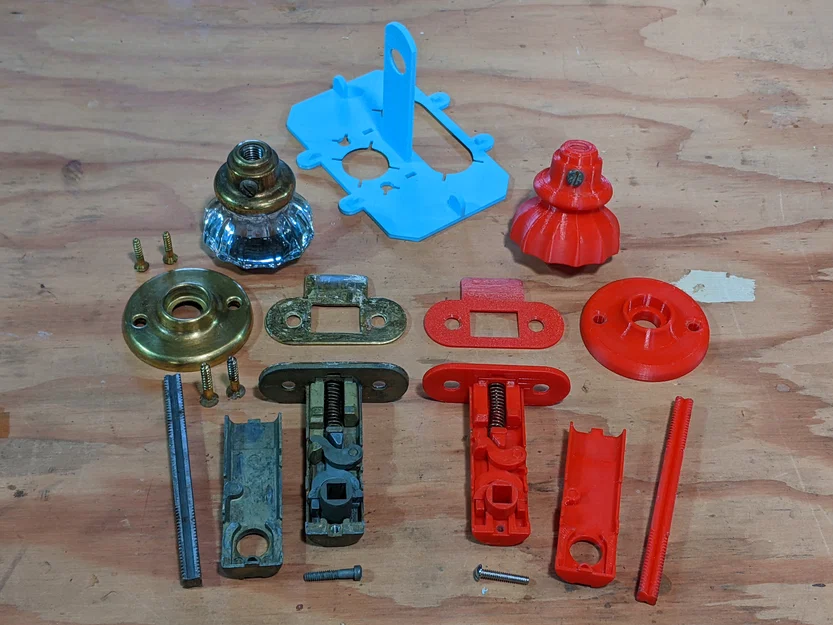 Bộ Phụ Kiện Khóa Cửa Cổ Điển Hoàn Chỉnh - Image 2