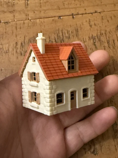 Mô hình ngôi nhà 1:64 và N-Scale in 3D chi tiết cực xinh - Image 1