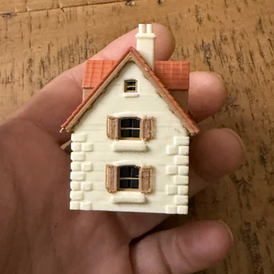 Mô hình ngôi nhà 1:64 và N-Scale in 3D chi tiết cực xinh