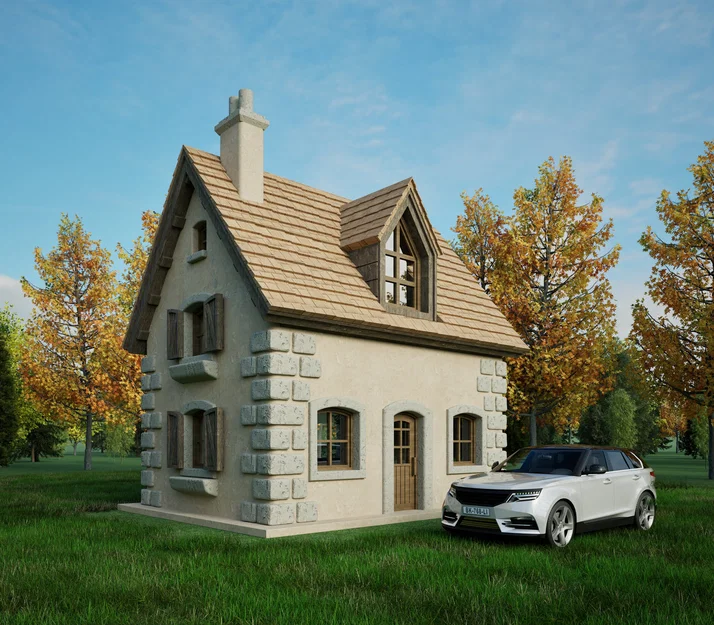 Mô hình ngôi nhà 1:64 và N-Scale in 3D chi tiết cực xinh - Image 5