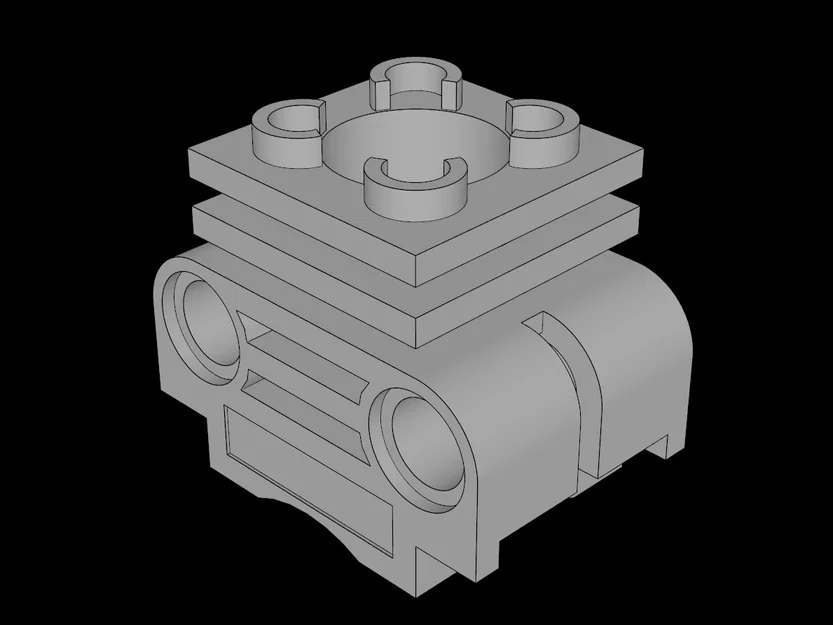 Mô hình đầu quy lát động cơ tương thích Lego Technic 32061 - Image 1