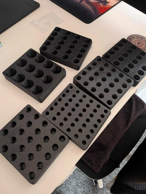 Bộ khay sắp xếp đầu kẹp collet ER8 - ER40 cho máy CNC - Image 3