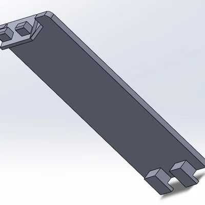 Nắp đậy pin cho điều khiển từ xa Panasonic EUR7722x30 - File in 3D
