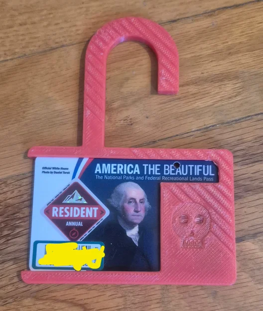 Giá treo thẻ America the Beautiful Pass (Phiên bản bảo mật) - Image 1
