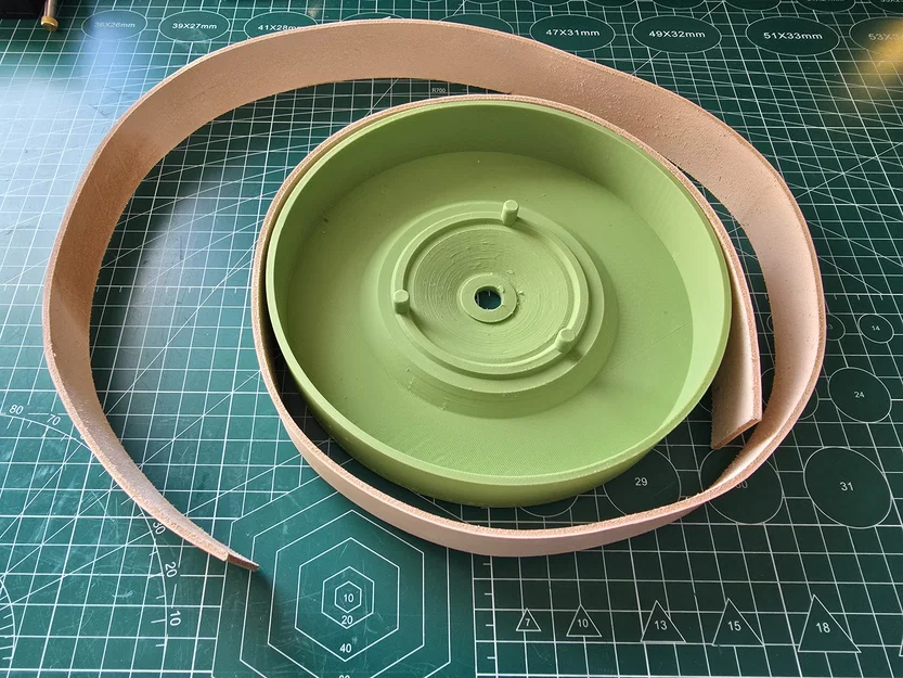 Bánh mài da 180 mm cho máy Record Power WG200 - Image 1