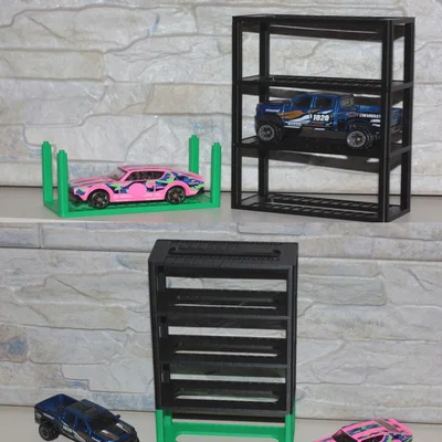 Kệ trưng bày lắp ghép cho xe mô hình 1/64