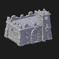 Mô hình pháo đài sa mạc Desert Fortress in 3D không cần support - Thumbnail 2