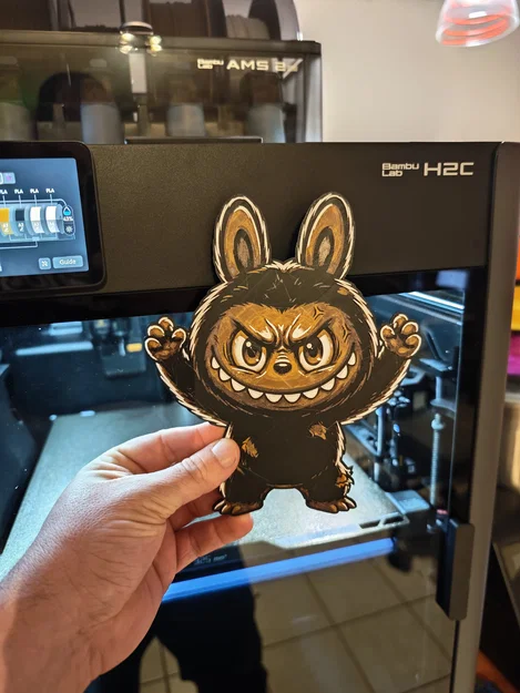 Mô hình Labubu cảm hứng Dark Edition - Image 1