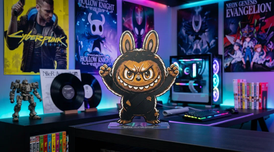 Mô hình Labubu cảm hứng Dark Edition - Image 2